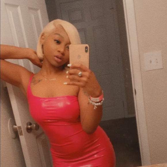 Fashion Nova Dresses & Skirts - red latex dress